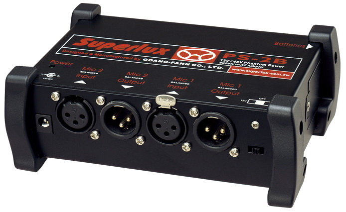 Phantom Power Supply - SUPERLUX - PS-2B